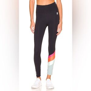 P.E. Nation Check Mark Legging in Black, Size Small